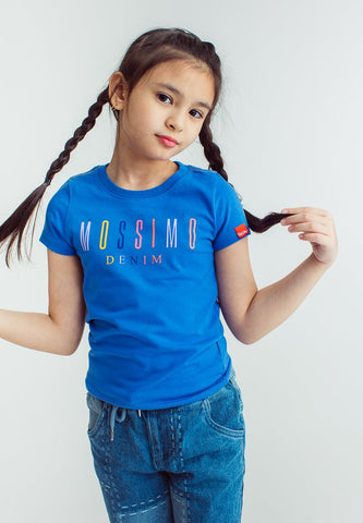 Girls Basic Tshirt with High Density Print Kids - Mossimo PH