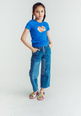 Girls Marina Heart Graphic Basic Tshirt - Mossimo PH