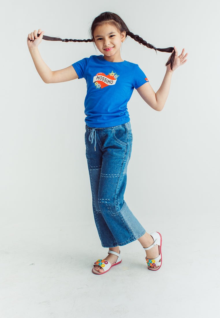 Girls Marina Heart Graphic Basic Tshirt - Mossimo PH