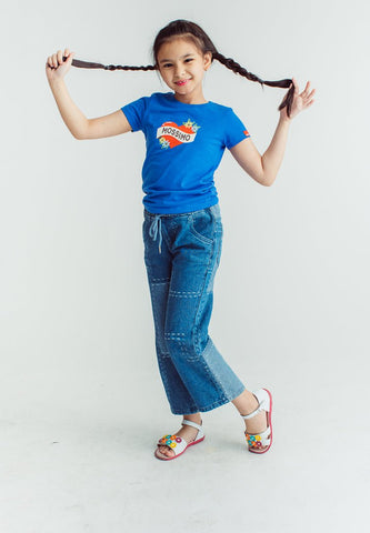 Girls Marina Heart Graphic Basic Tshirt - Mossimo PH