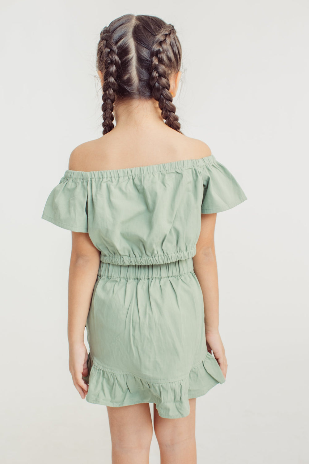 Girls Off Shoulder Crop Top & Skirt Set - Mossimo PH