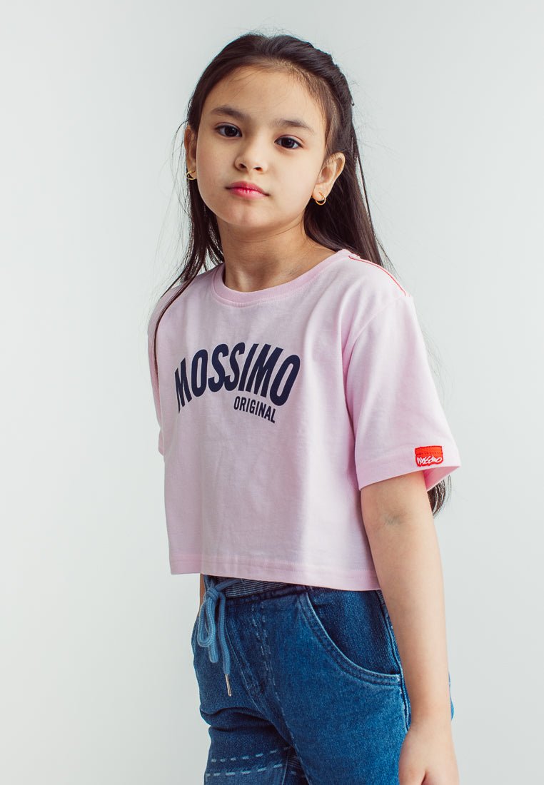 Girls Pink Mossimo Original Loose Cropped Tee - Mossimo PH