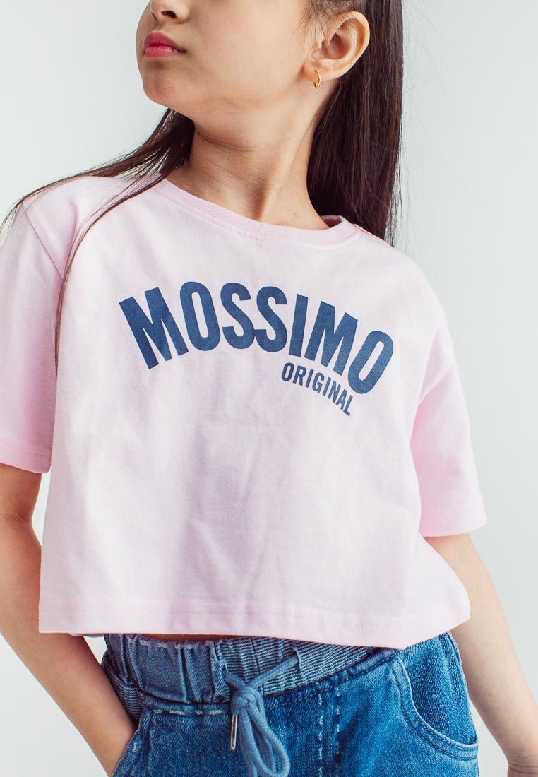Girls Pink Mossimo Original Loose Cropped Tee - Mossimo PH