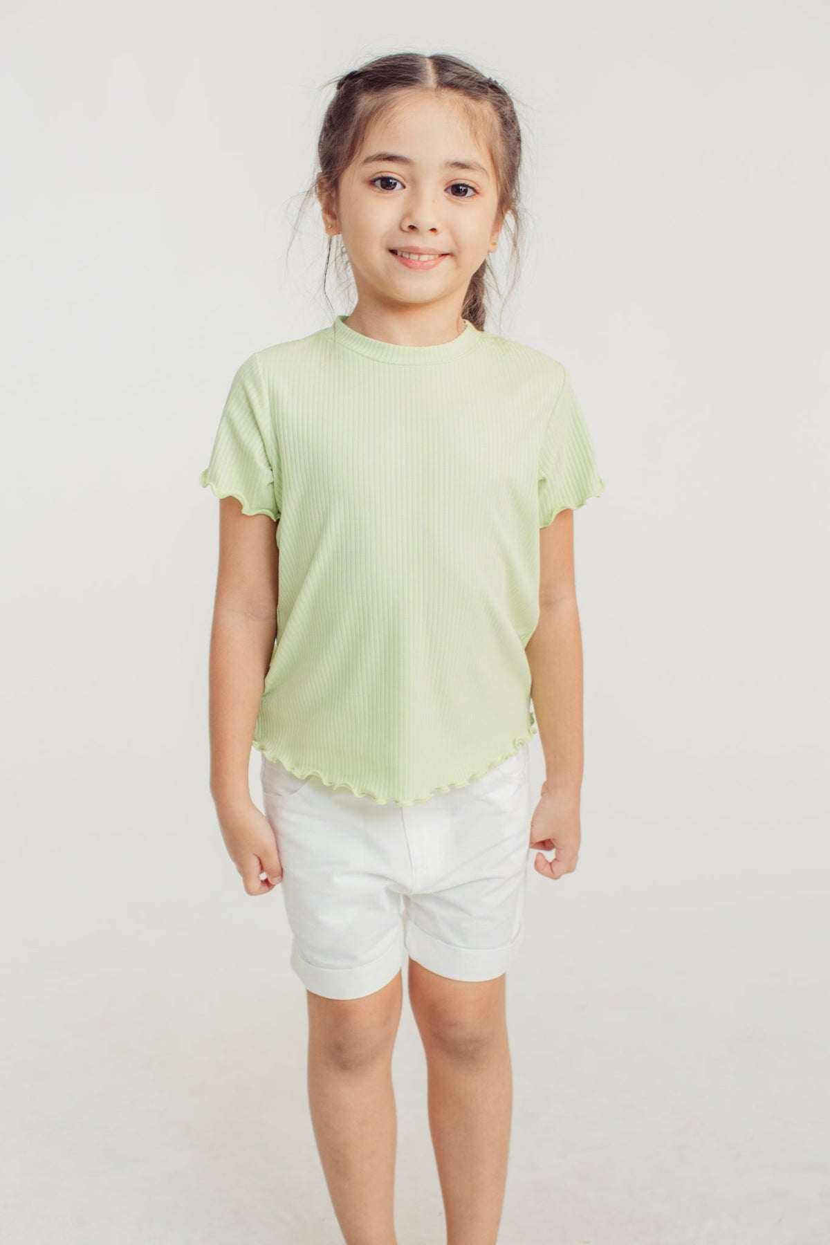 Girls Ribbed Top with Overlocked Edges Kids - Mossimo PH