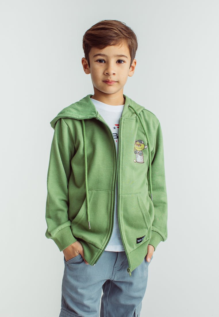 Green Sesame Street Oscar Hoodie Jacket with Zipper - Mossimo PH