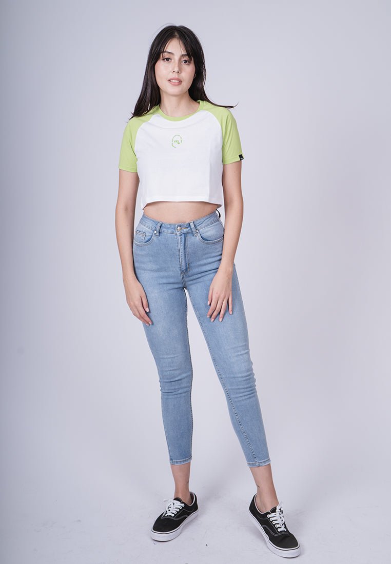 Greenery with Mossimo International High Density Print Super Cropped Fit Tee - Mossimo PH