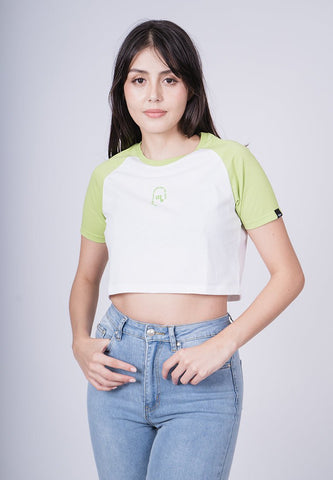 Greenery with Mossimo International High Density Print Super Cropped Fit Tee - Mossimo PH