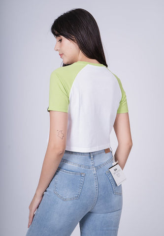 Greenery with Mossimo International High Density Print Super Cropped Fit Tee - Mossimo PH