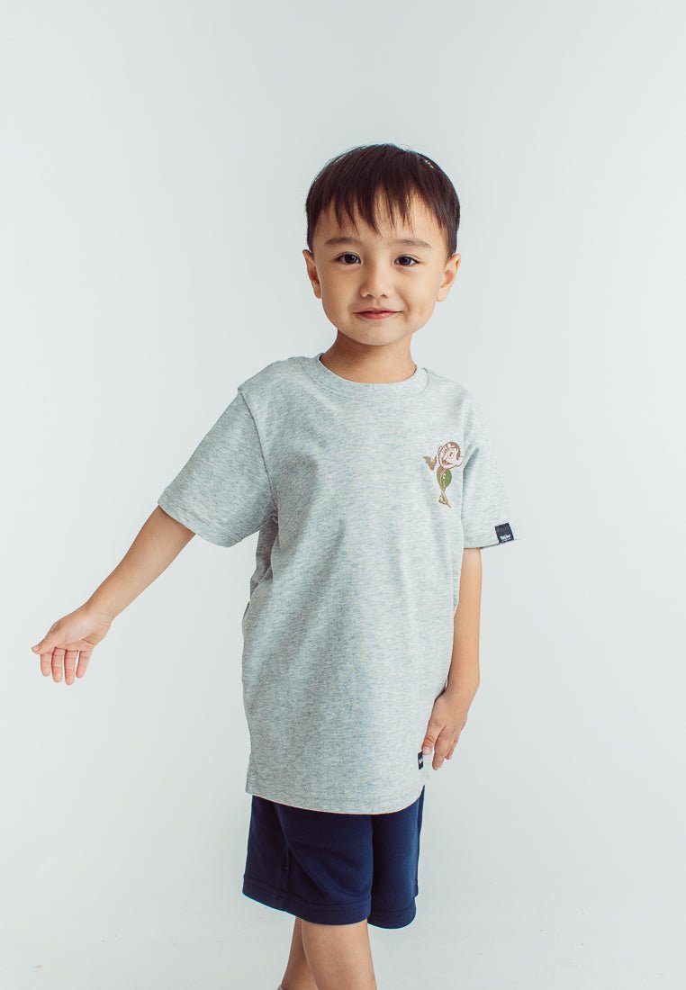 Heather Gray Basic Tshirt with Sesame Monster - Mossimo PH