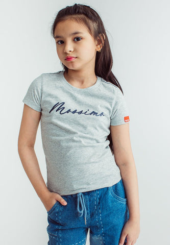 Heather Gray Mossimo Girls Graphic Tshirt - Mossimo PH