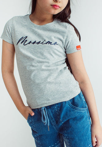 Heather Gray Mossimo Girls Graphic Tshirt - Mossimo PH