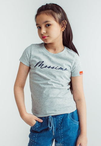 Heather Gray Mossimo Girls Graphic Tshirt - Mossimo PH