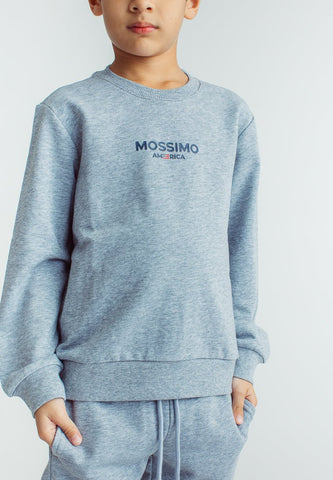 Heather Gray Pullover and Jogger Kids Set - Mossimo PH