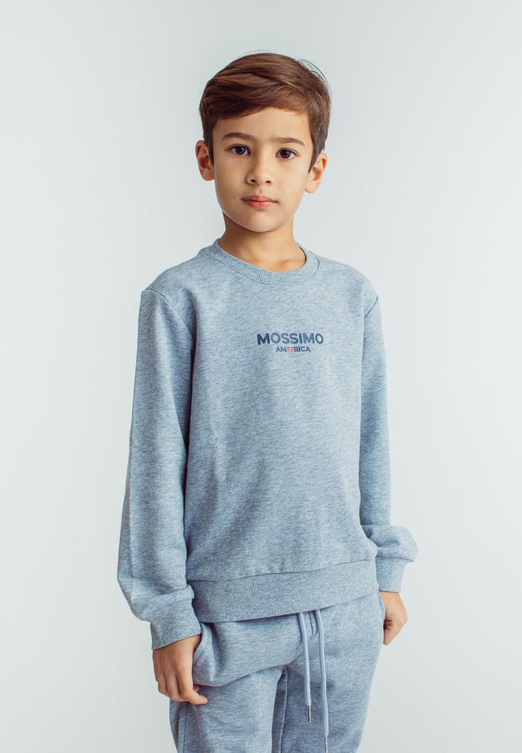 Heather Gray Pullover and Jogger Kids Set - Mossimo PH