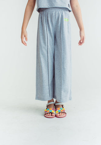 Heather Gray Sesame Street Cropped Top and Wide Pants Set - Mossimo PH