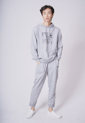 Heather Gray Sesame Street Set Pants with Flat & High Density Print - Mossimo PH