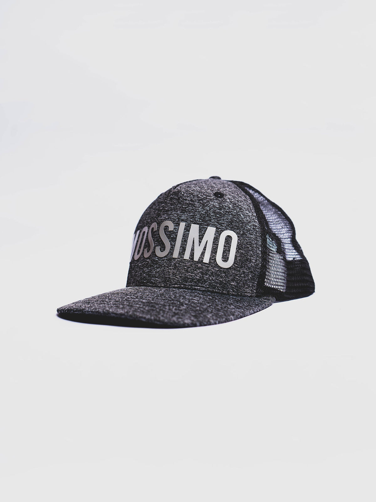 Heather Gray Snapback Net Cap with Silicon Print - Mossimo PH