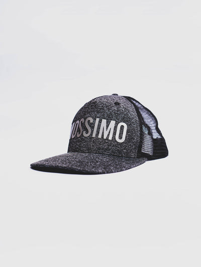 Heather Gray Snapback Net Cap with Silicon Print - Mossimo PH