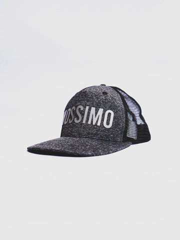 Heather Gray Snapback Net Cap with Silicon Print - Mossimo PH