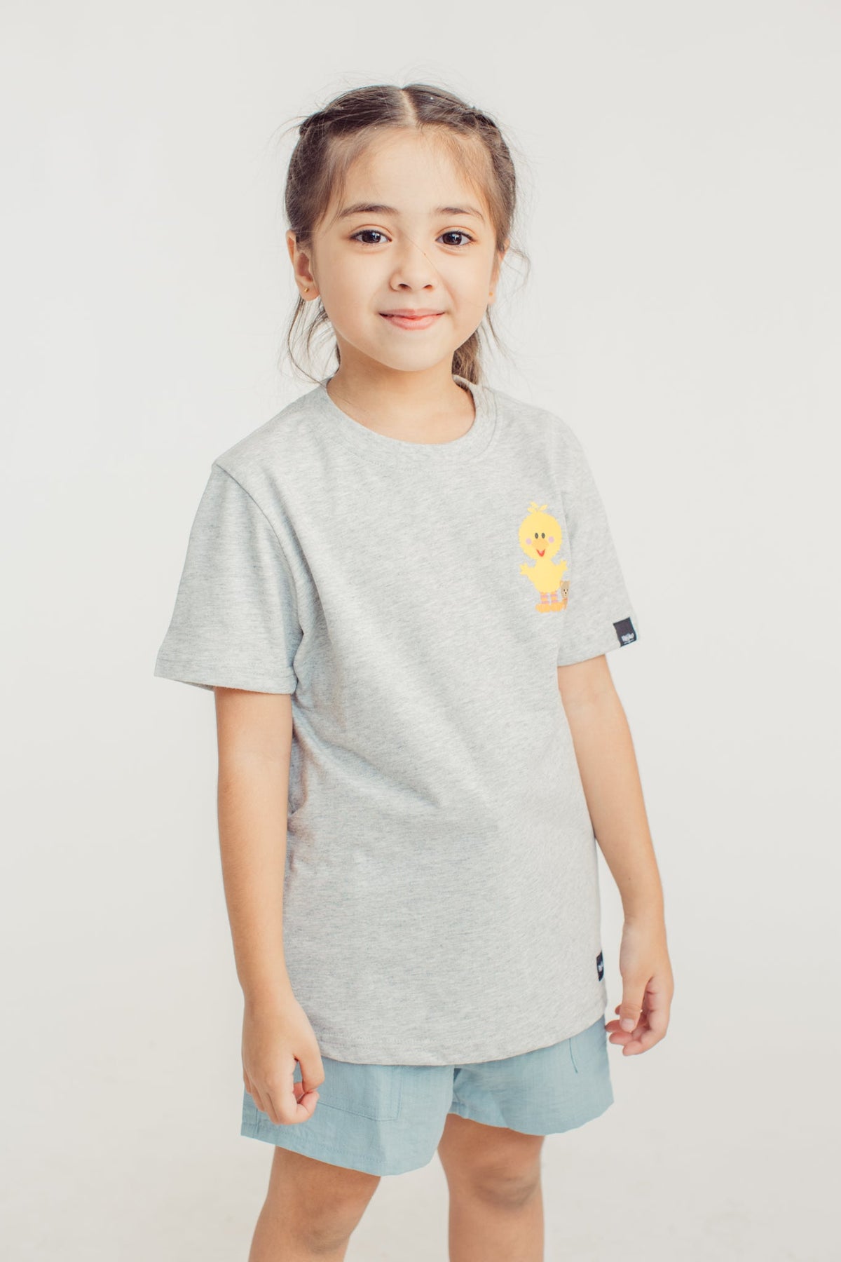Heather with Big bird in Front and Back Basic Tshirt Kids - Mossimo PH