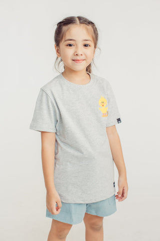 Heather with Big bird in Front and Back Basic Tshirt Kids - Mossimo PH