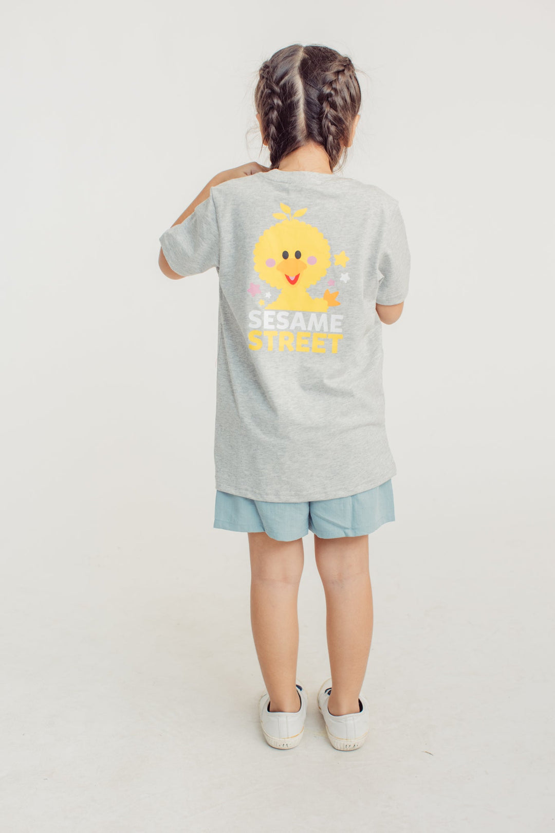 Heather with Big bird in Front and Back Basic Tshirt Kids - Mossimo PH