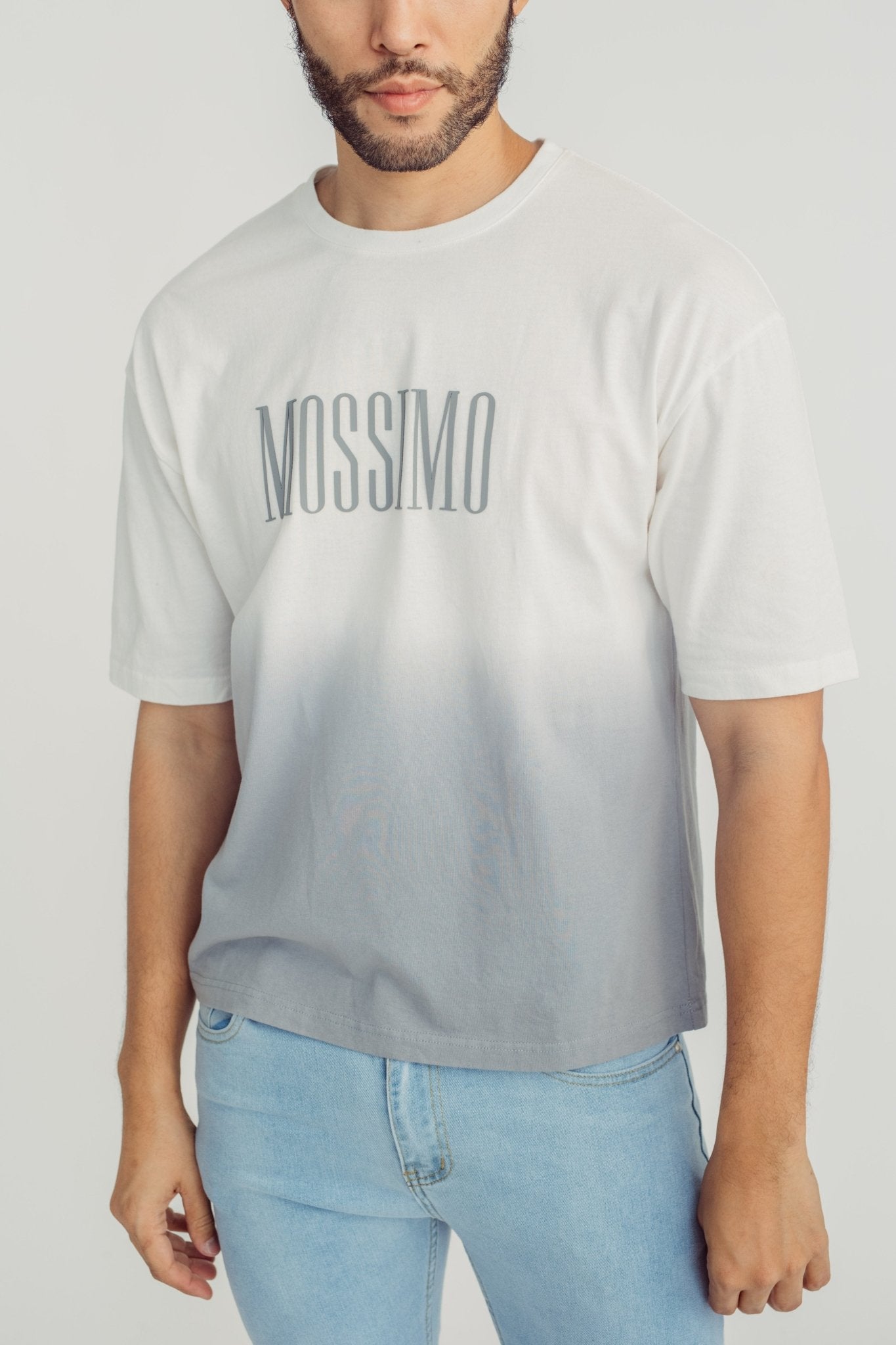 Ivan Gray Fashion Round Neck Shirt with High Density Print