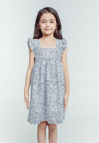 Izzie White Girls Bow Knot Sleeveless Dress Kids - Mossimo PH