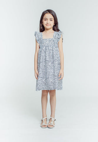 Izzie White Girls Bow Knot Sleeveless Dress Kids - Mossimo PH