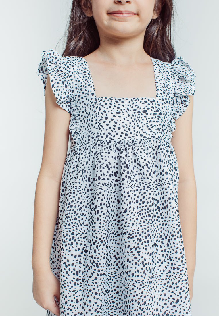 Izzie White Girls Bow Knot Sleeveless Dress Kids - Mossimo PH