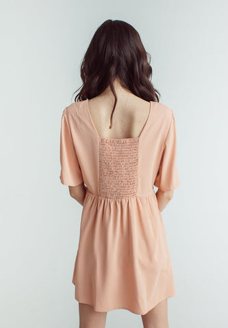Jaisa Pink Round Neck Bell Sleeve Dress - Mossimo PH