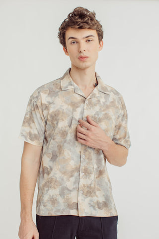 Jay Woven Short Sleeve Button Down with Pocket - Mossimo PH