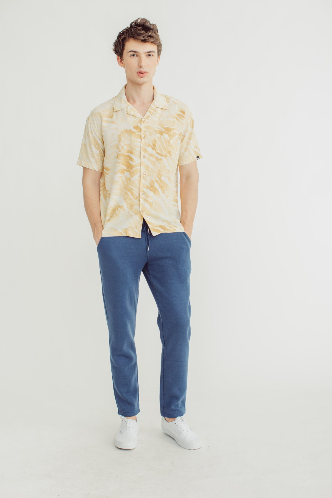 Jay Woven Short Sleeve Button Down with Pocket - Mossimo PH