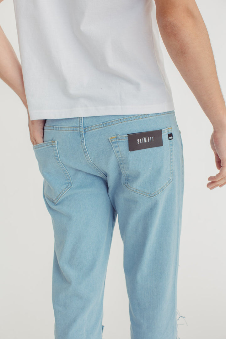 Jeans with Contrast Patches Slim Low Rise - Mossimo PH