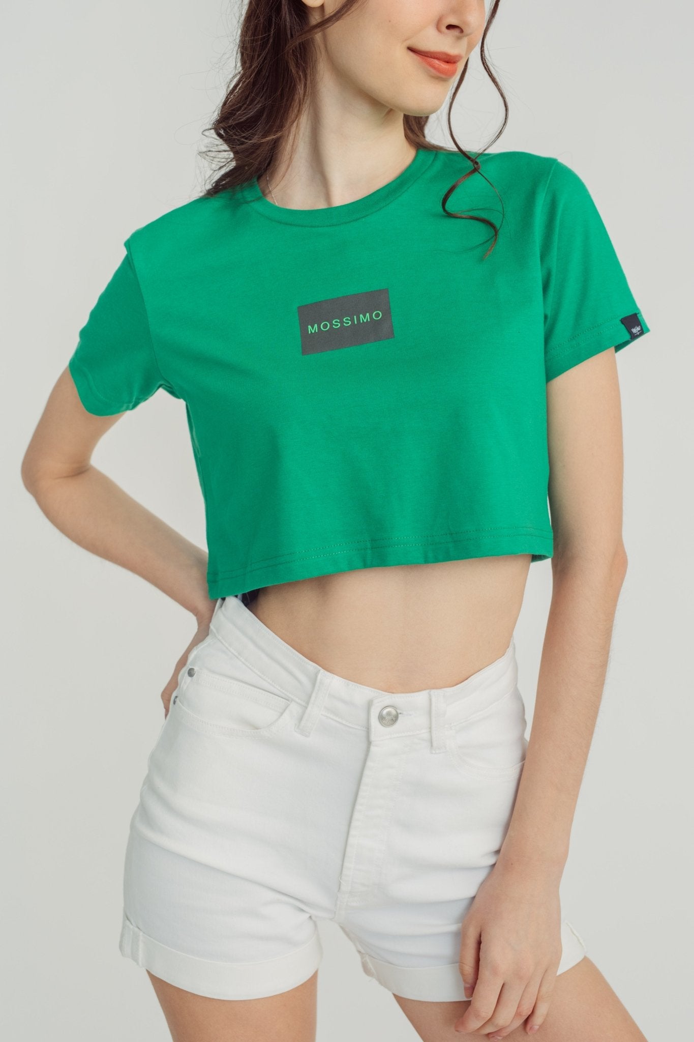 Jelly Bean with Small Branding Mossimo Boxed Design Vintage Cropped Fit Tee - Mossimo PH