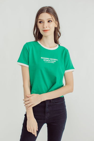 Jellybean with Mossimo Original Sports Club Small Branding Classic Cropped Fit Tee - Mossimo PH