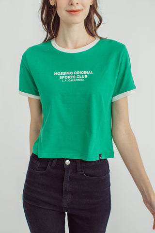 Jellybean with Mossimo Original Sports Club Small Branding Classic Cropped Fit Tee - Mossimo PH