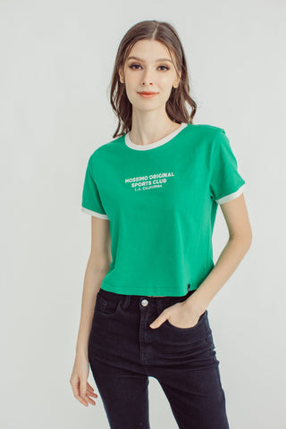 Jellybean with Mossimo Original Sports Club Small Branding Classic Cropped Fit Tee - Mossimo PH