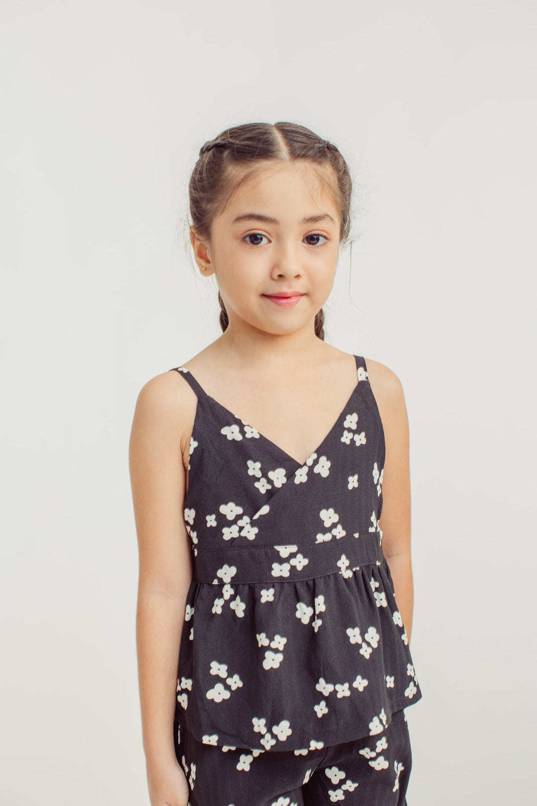 Jerra Black Girls Kids Sleeveless Cropped Jumpsuit - Mossimo PH