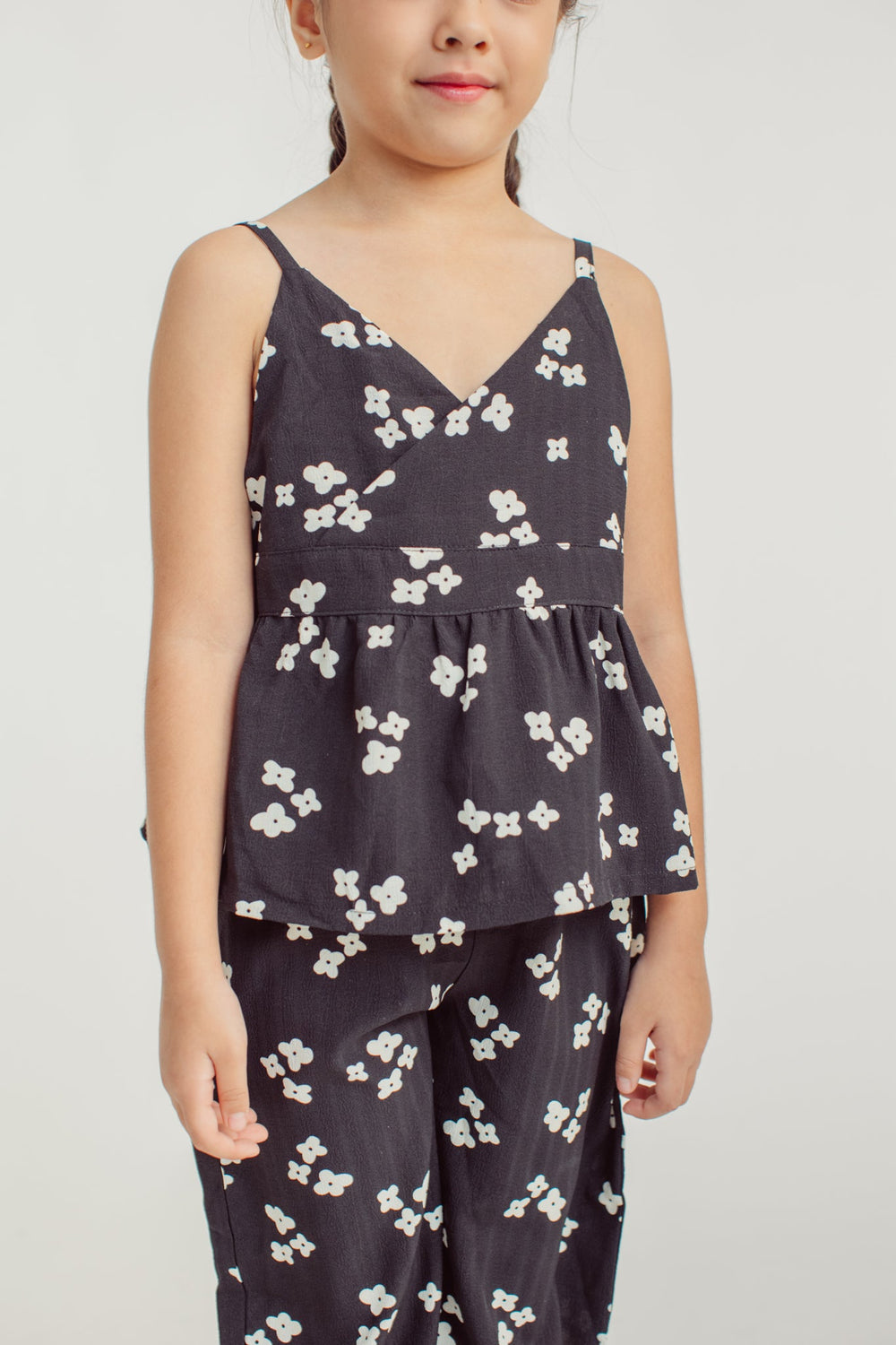 Jerra Black Girls Kids Sleeveless Cropped Jumpsuit - Mossimo PH