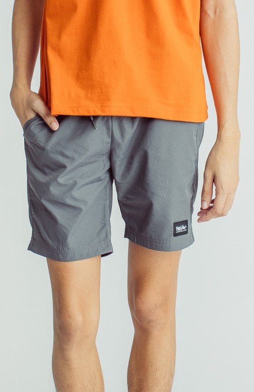 Jester Dark Gray Regular Fit Swim Short with Woven Patch - Mossimo PH