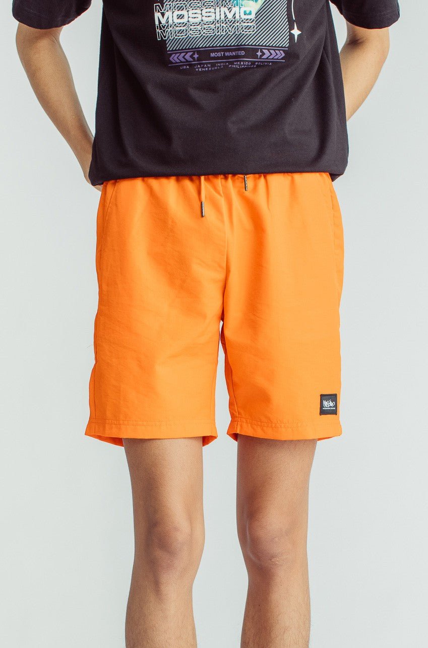 Jester Orange Regular Fit Swim Short with Woven Patch - Mossimo PH