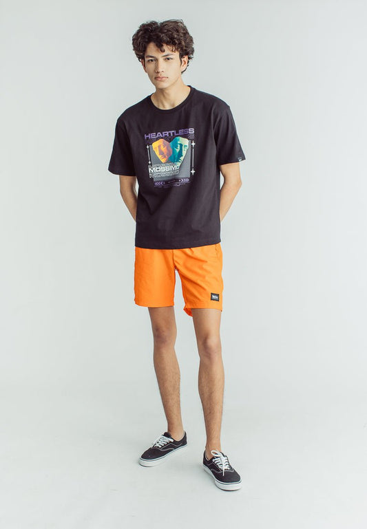 Jester Orange Regular Fit Swim Short with Woven Patch - Mossimo PH