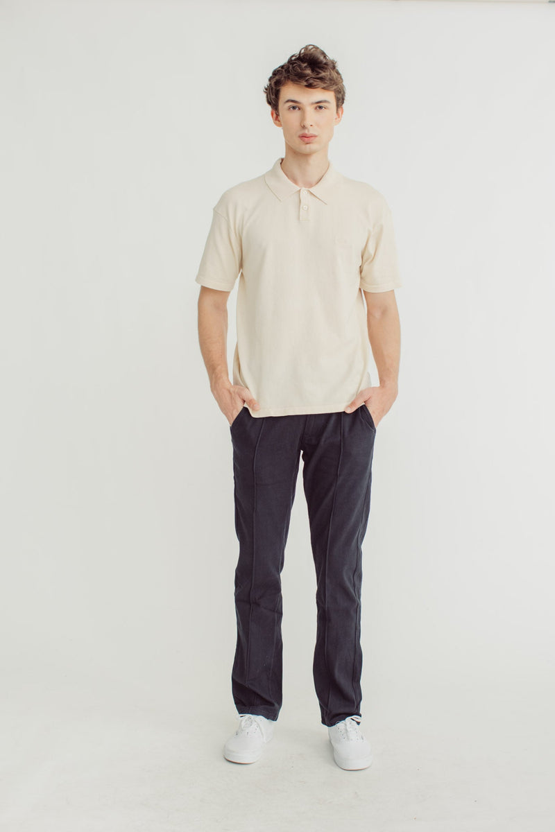 Joshua Flat Knit Polo Shirt with Embroidery - Mossimo PH