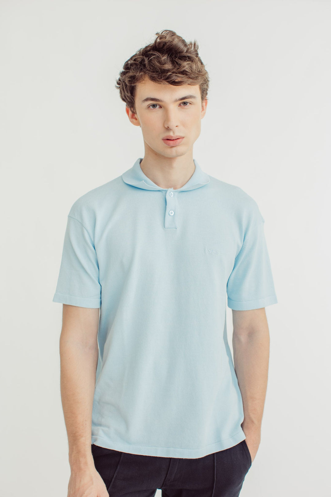 Joshua Flat Knit Polo Shirt with Embroidery - Mossimo PH