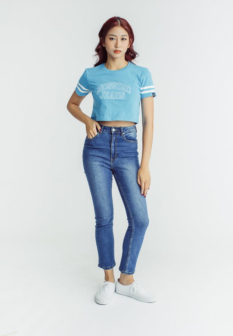 Kathryn Medium Blue Most Wanted Basic Five Pocket Straight High Rise Jeans - Mossimo PH