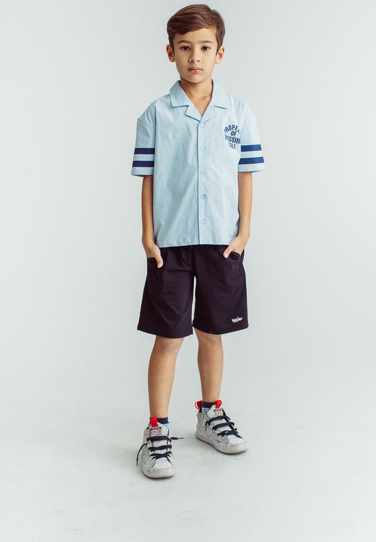 Ken Light Blue Boys Short Sleeve Printed Shirt - Mossimo PH