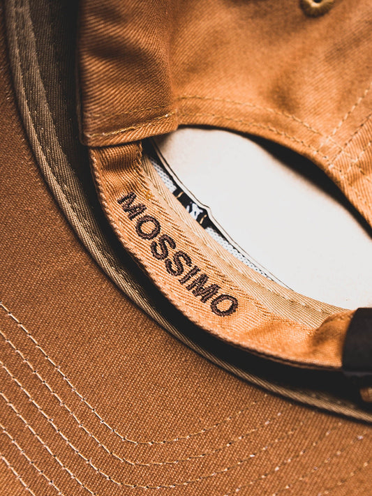 Khaki Baseball Cap with Embossed Embroidery and Flat Embroidery - Mossimo PH