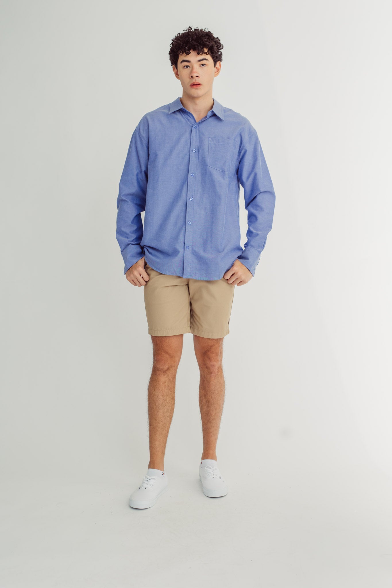 Khaki Fashion Slim Fit Mid with Embroidery - Mossimo PH
