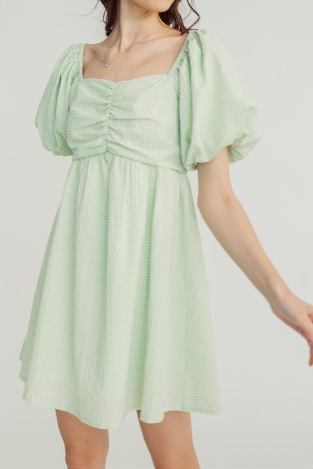 Kyla Baby Doll Checkered Mini Dress - Mossimo PH